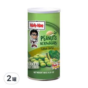 Koh-Kae 大哥 花生豆 山葵味, 180g, 2罐