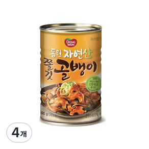 Dongwon Chewy Golbengi One Touch 罐頭食品, 400g, 4個