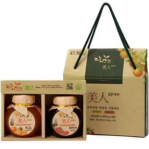 Jeju Story 美人茶禮盒, 柑橘茶 200g+五味子茶 200g, 1組