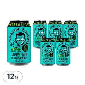 Korean Zombie鄭讚成能量飲 哈密瓜風味, 12罐, 355ml
