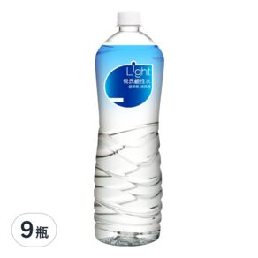 悅氏 Light鹼性水, 1450ml, 9瓶