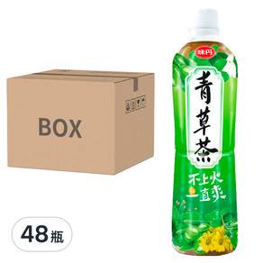 味丹 心茶道健康青草茶, 560ml, 48瓶