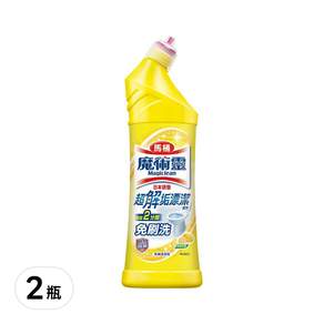 Kao 花王 Magiclean 魔術靈 馬桶殺菌瞬潔清潔劑 檸檬香, 500ml, 2瓶