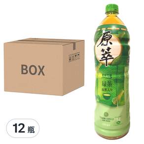 原萃 日式綠茶, 1250ml, 12瓶