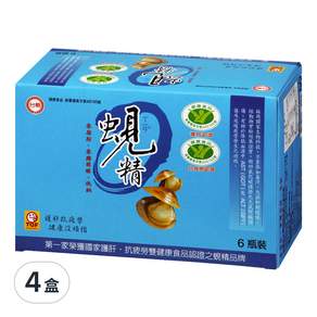 台糖 蜆精 6罐, 372ml, 4盒