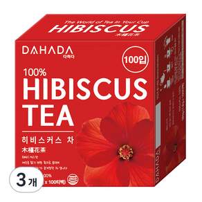 DAHADA 洛神花茶包, 1.8g, 100個, 3盒