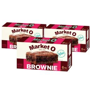 Market O 巧克力布朗尼蛋糕, 120g, 3盒