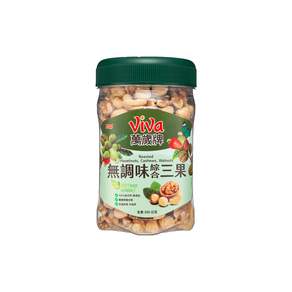 ViVa 萬歲牌 無調味綜合三果 全素, 350g, 1罐