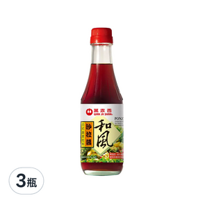 萬家香 和風沙拉醬, 300ml, 3瓶