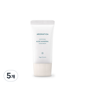 Aromatica 舒緩蘆薈礦物防曬霜 SPF50+ PA++++, 50g, 5個