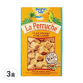 la Perruche 鸚鵡牌 琥珀紅糖, 750g, 3盒