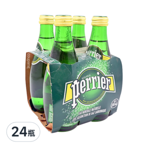 perrier 沛綠雅 汽泡礦泉水, 330ml, 24瓶