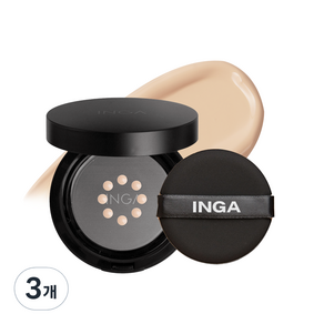 INGA Tattoo氣墊粉餅 15g, 3個, 22N Neutral Beige