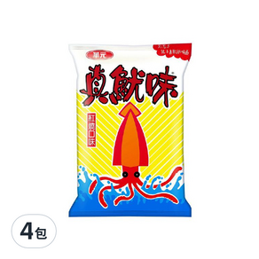 華元 真魷味 紅燒口味, 50g, 4包