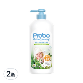 Probo 博寶兒 奶瓶蔬果洗潔精, 650g, 2瓶