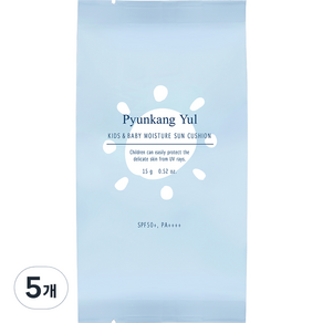 Pyunkang Yul 扁康率 孩童保濕防曬氣墊補充包 SPF50+ PA++++, 5個, 15g