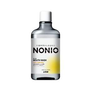 LION 獅王 NONIO 終結口氣漱口水 浸潤薄荷, 600ml, 1瓶