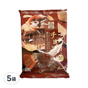 marukin 丸金 厚切蛋糕, 可可風味, 225g, 5袋