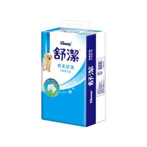 Kleenex 舒潔 棉柔舒適平版衛生紙 300張, 6包, 1袋