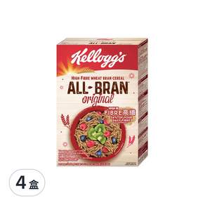 Kellogg's 家樂氏 ALL-BRAN 高纖麥麩 早餐穀物, 315g, 4盒