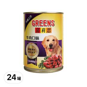 GREENS 葛莉思 犬罐 牛肉大餐, 牛, 400g, 24罐