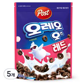 Post Oreo Oz Red Cereal, 5盒, 500g