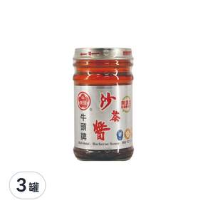 牛頭牌 原味沙茶醬, 127g, 3罐