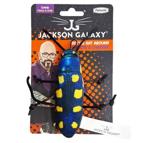 JACKSON GALAXY 管教惡貓傑克森 PETMATE傑克森系列 貓草瓢蟲 貓咪適用 20g, 黃色, 1包