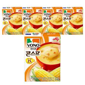 AJINOMOTO 味之素 VONO 玉米濃湯即食包, 57g, 5盒