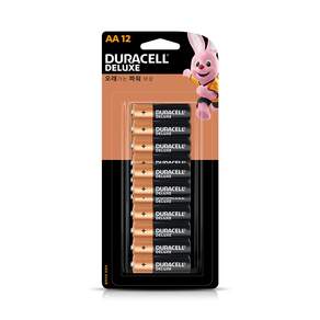 DURACELL 豪華 Alka AA 電池, 12件, 1個