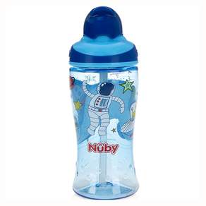 Nuby 兒童吸管杯, 太空人款, 1入, 360ml