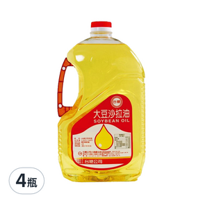 台糖 大豆沙拉油, 2.6L, 4瓶