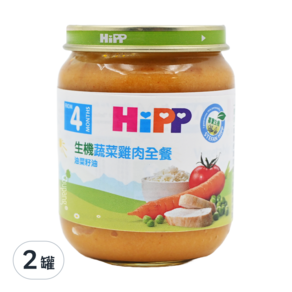 HiPP 喜寶 蔬菜雞肉全餐, 125g, 2罐