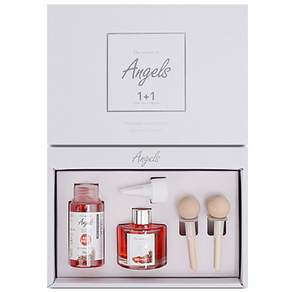 The scent of Angels 車用擴香器空氣清新劑 50ml+補充裝 50ml, 1套, 紅色水果