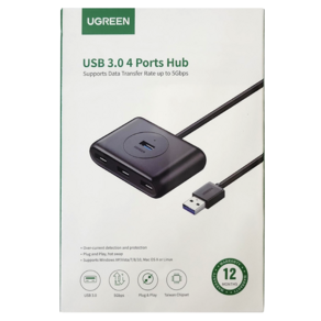 UGREEN 綠聯 4 Port USB3.0集線器 0.5m, 1盒