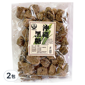 窯燒黑糖, 450g, 2包