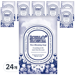 皇家花香衣櫃清新劑 Pure Blooming Soap S, 2.3克, 24個, 肥皂味