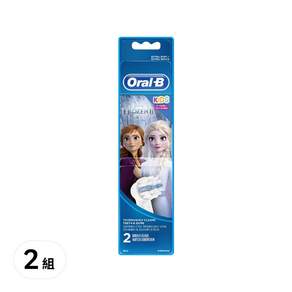 Oral-B 歐樂B 兒童刷頭, EB10-2, 冰雪奇緣, 2個, 2組