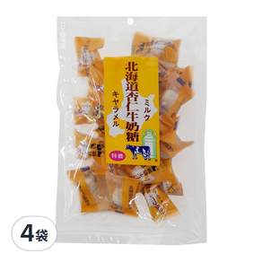 家和 北海道 杏仁牛奶糖, 100g, 4袋