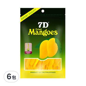 7D Mangoes 宿霧芒果乾, 70g, 6包