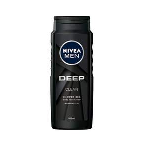 NIVEA 妮維雅 男士清新淨爽沐浴露, 500ml, 1瓶