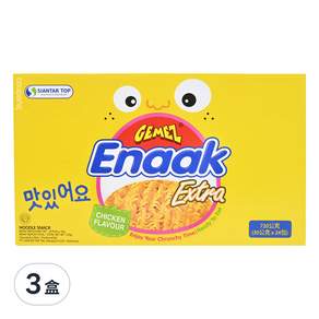 GEMEZ Enaak 韓式小雞麵 雞汁味, 720g, 3盒