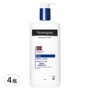 Neutrogena 露得清 身體潤膚乳液, 450ml, 4瓶