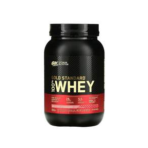 OPTIMUM NUTRITION 歐恩 金牌乳清蛋白 草莓風味, 2lb, 1瓶