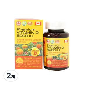 Prime Health 維生素D膠囊, 180顆, 2罐