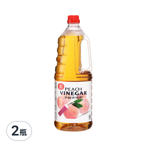 十全 幸福蜜桃醋, 1.8L, 2瓶