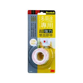 3M Scotch 超強力VHB雙面膠帶 多用途 V1805 18mm*1.5m, 1個