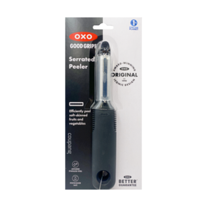 OXO 軟皮蔬果削皮器 19 x 4 x 2.6cm, 黑色, 1支