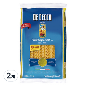 DE CECCO 得科 螺旋長麵, 500g, 2包