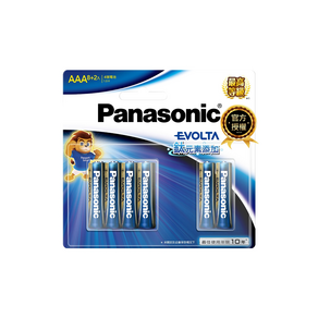 Panasonic Evolta 鈦元素鹼性電池4號, 10顆, 1組